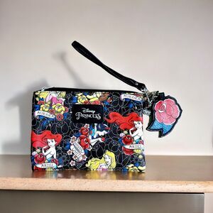 Loungefly Disney Princess Tattoo Bag‎ Strap NEW Ariel Belle Snow White Aurora